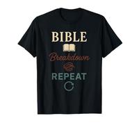 Christian Homeschool Mamma Esausto Caos Fede Umorismo Maglietta