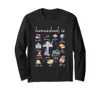 Christian Homeschooling Mamma Homeschool è Mamma Cottagecore Maglia a Manica