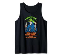 Christian Humor sin No More Or Do Fun Donna Religiosa Canotta