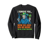 Christian Humor sin No More Or Do Fun Donna Religiosa Felpa