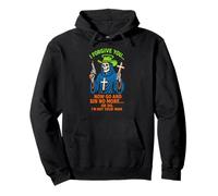 Christian Humor sin No More Or Do Fun Donna Religiosa Felpa con Cappuccio