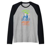 Christian Humor sin No More Or Do Fun Donna Religiosa Maglia con Maniche Raglan