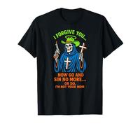 Christian Humor sin No More Or Do Fun Donna Religiosa Maglietta