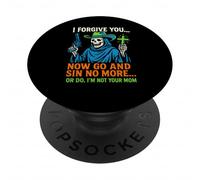 Christian Humor Sin No More Or Do Fun Donna Religiosa PopSockets PopGrip Adesivo