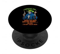 Christian Humor Sin No More Or Do Fun Donna Religiosa PopSockets PopGrip Adesivo