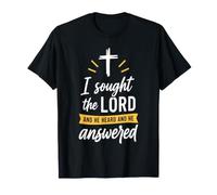 Christian I Sought The Lord And He Heard And He Answered Maglietta