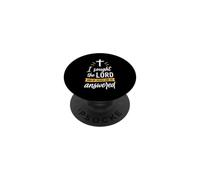 Christian I Sought The Lord And He Heard And He Answered PopSockets PopGrip Adesivo
