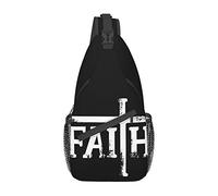 Christian Jesus Cross Sling Zaino da viaggio Trekking Daypack Borsa a tracolla a tracolla per donna uomo