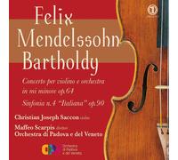 Christian Josep Mendelssohn: Concerto per violino e orchestra in mi minore, (CD)