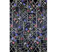 Christian Lacroix Carta da parati Fretwork Garden Panoramic - Indigo