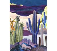 Christian Lacroix Carta da parati panoramica Lanzarote Garden - Indigo