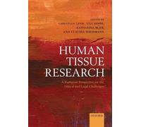 Christian Lenk Human Tissue Research (Copertina rigida)