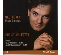 Christian Leotta Piano sonatas, Vol 2 (CD)