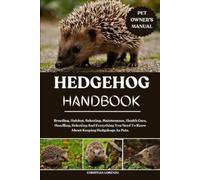 Christian Lorenzo Hedgehog Handbook (Tascabile)