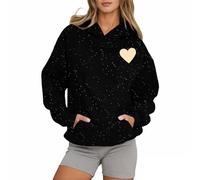 Christian Love Like Jesus Felpe con cappuccio da donna alla moda Lettera gotica con cappuccio Vestiti Pregare il Signore Moda Casual Graphic Top Loose Fit Backwoods I Love Jesus Faith Western 2025