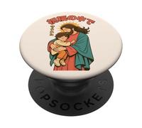 Christian Manga Gesù ama la protezione dei bambini Benedizione Anime PopSockets PopGrip Adesivo