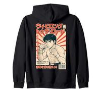 Christian Manga MMA Fighter Retro Anime Copertina Romani 14:8 Felpa con Cappuccio
