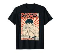 Christian Manga MMA Fighter Retro Anime Copertina Romani 14:8 Maglietta