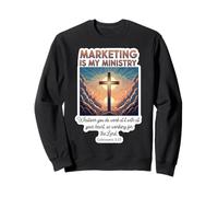 Christian Marketer Marketing è Il Mio Direttore di Ministero Gesù Felpa