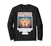 Christian Marketer Marketing è Il Mio Direttore di Ministero Gesù Maglia a Manica