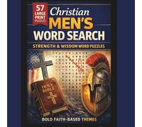Christian Men’s Word Search: Bold & Easy Large Print Puzzles (57 Bible-Inspired Word Searches with Two-Line Devotionals Before Every Puzzle