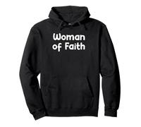 Christian Mom Faith Phrase Grace Strength Inspired Design Felpa con Cappuccio