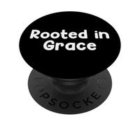Christian Mom Faith Phrase Grace Strength Inspired Design PopSockets PopGrip Adesivo