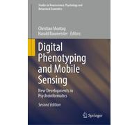 Christian Montag Digital Phenotyping and Mobile Sensing (Copertina rigida)