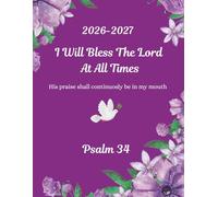 Christian Monthly Planner 2026-2027: PURPLE. With Bible Verse. A4,8.5x11in 24 Months, From Jan 2026 to Dec 2027. With Contacts, Passwords, Important ... Monthly Expenditure and extra Notes pages