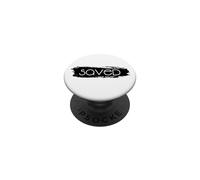 Christian Motivational Pop Socket - Saved By Jesus PopSockets PopGrip Adesivo