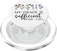 Christian My Grace is Sufficient You God 2 Corinthians 12 9 PopSockets PopGrip per MagSafe