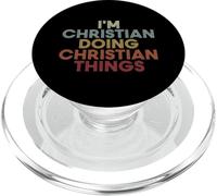 Christian Name Christian Personalized Name First Given PopSockets PopGrip per MagSafe