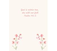 Christian Notebook "God is within her, she will not fall"