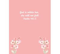 Christian Notebook "God is within her, she will not fall."