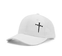 Christian Pastor Trucker Cap Regalo per uomo e donna, cappello da baseball ricamato con croce di Gesù, Taglia unica