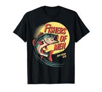 Christian Pescatore Pescatori degli Uomini Matteo 4 19 Versi Maglietta