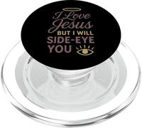 Christian Petty Pregato Fede Umorismo Sass Dio mi conosce PopSockets PopGrip per MagSafe