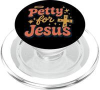 Christian Petty Pregato Fede Umorismo Sass Dio mi conosce PopSockets PopGrip per MagSafe