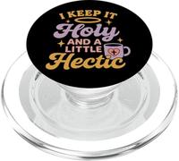 Christian Petty Pregato Fede Umorismo Sass Dio mi conosce PopSockets PopGrip per MagSafe