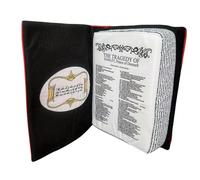 Christian Pillows, Openable Plush Bible, 9.84x7.09 Inches Collectible Stuffed Decoration, Soft Symbolic Design, Faith-Inspired Comfort Item, for Kids Adults Men Women Family Friends Coworkers