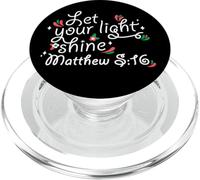 Christian Pop Socket - Let Your Light Shine (Matthew 5:16) PopSockets PopGrip per MagSafe
