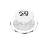 Christian Positive Inspiration Living My Blessed Best Life PopSockets PopGrip per MagSafe