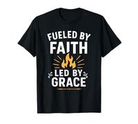 Christian Quotes Passion for Christ by Faith Jesus is God Maglietta