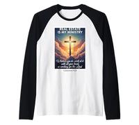 Christian Realtor Real Estate è Il Mio Agente di Ministero Gesù Dio Maglia con Maniche Raglan