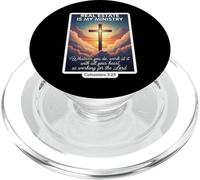Christian Realtor Real Estate è il mio agente di ministero Gesù Dio PopSockets PopGrip per MagSafe