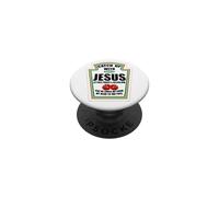 Christian recupera il salmo con Gesù 37:4 PopSockets PopGrip Adesivo