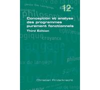 Christian Rinde Conception Et Analyse Des Programmes Purement Foncti (Tascabile)