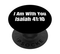Christian Short Bible Verse Faith Design Minimal Scripture PopSockets PopGrip Adesivo