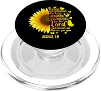 Christian Sunflower Joshua 1:9 Versetto biblico, Girls Pretty PopSockets PopGrip per MagSafe