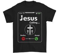 Christian T-Shirt Uomo Cristianesimo Gesù Cristo Religioso God Chiesa 1